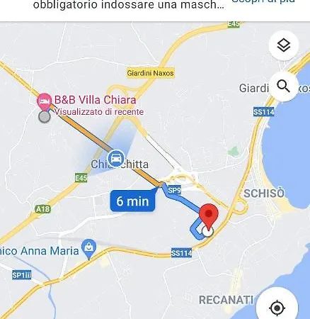 Nocleg ze śniadaniem Chiara - Taormina